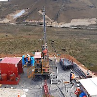 Phase II drilling recommenced at the AntaKori project in October 2020